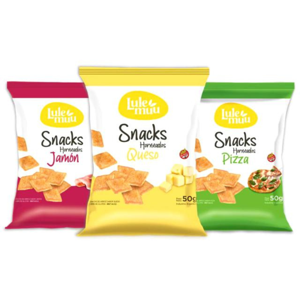 Snacks horneados sabor pizza (50gr)