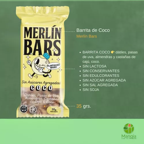 Merlin Foods - Barrita Natural ( caja x 12 unidades)