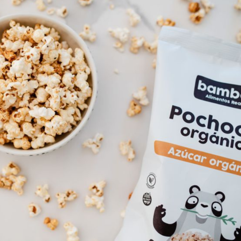 Bamboo - Pochoclos con azúcar orgánico mini (pack 40gr)