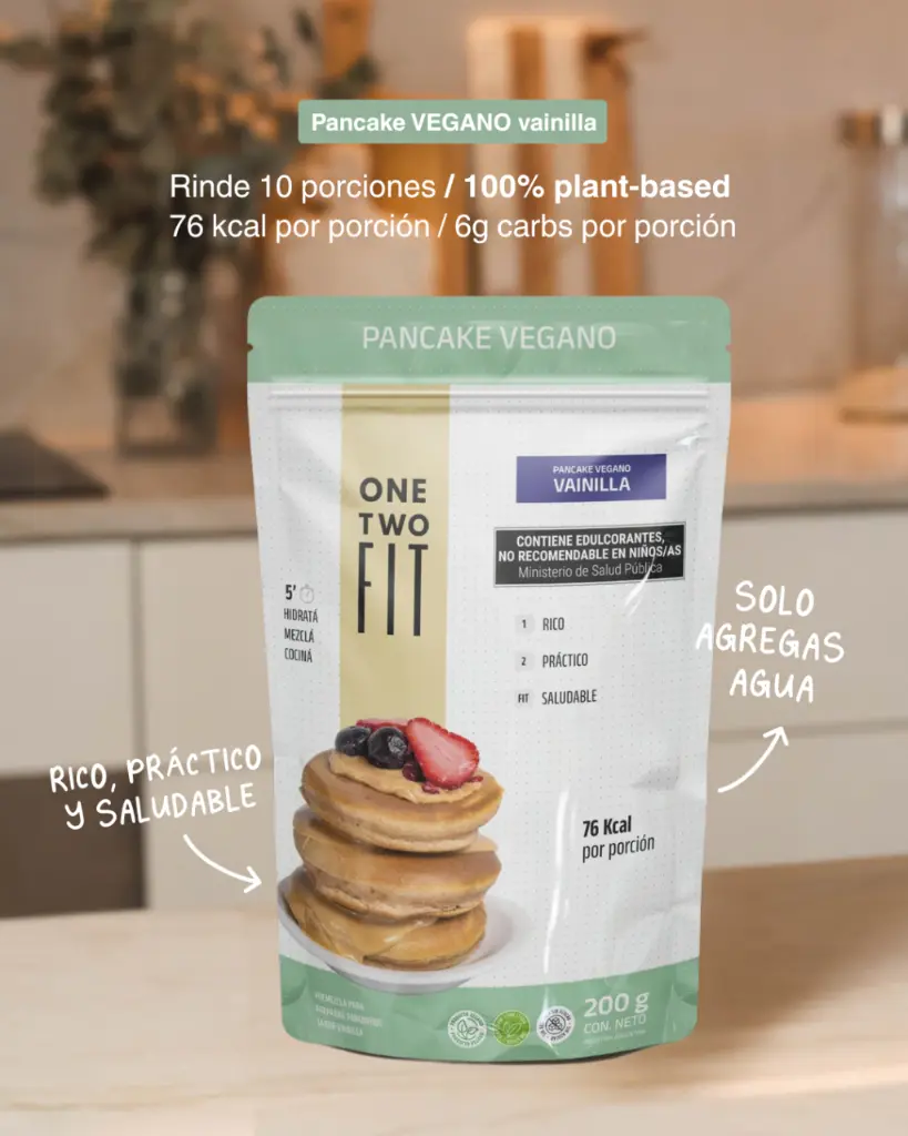 One two fit - Pancake Vegano de Vainilla (200gr) 