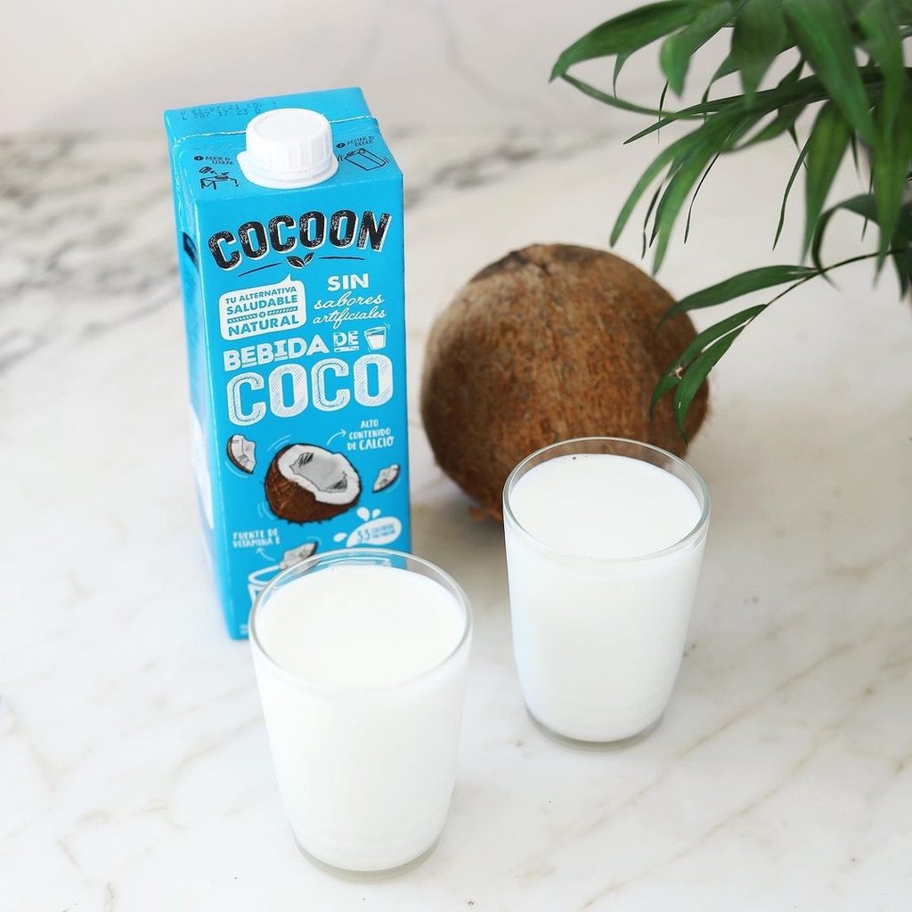 Cocoon - Bebida de coco sabor original sin azúcar (1lt)