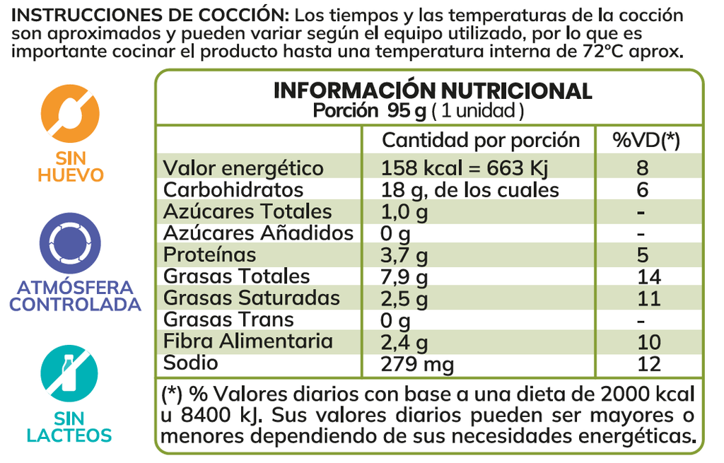 Casa Vegana -  Empanadas de Verduras (3 unidades)