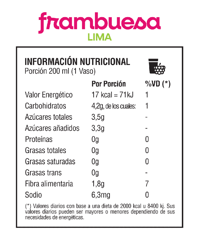 Cocoon - Gaseosas Pre y Probioticas Frambuesa Lima