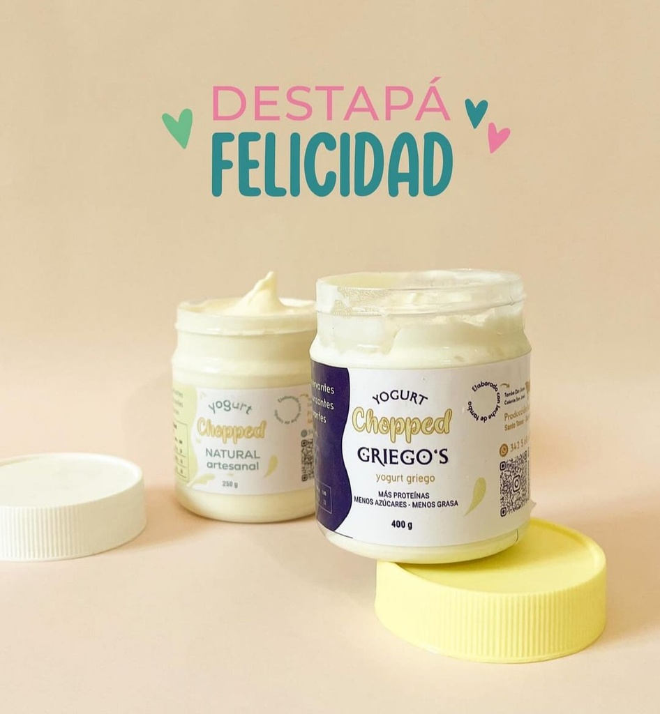 Chopped - Yogurt griego (400gr)