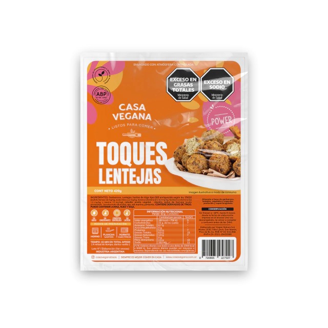 Casa Vegana - Toques de Lentejas (Nuggets) Pack x 20 unidades