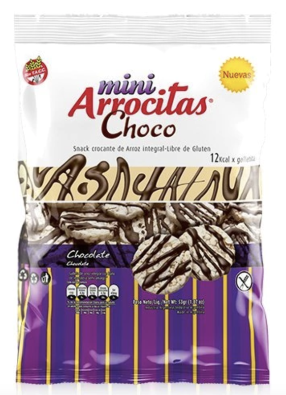 Arrocitas - Mini arrocitas sabor chocolate (50gr)