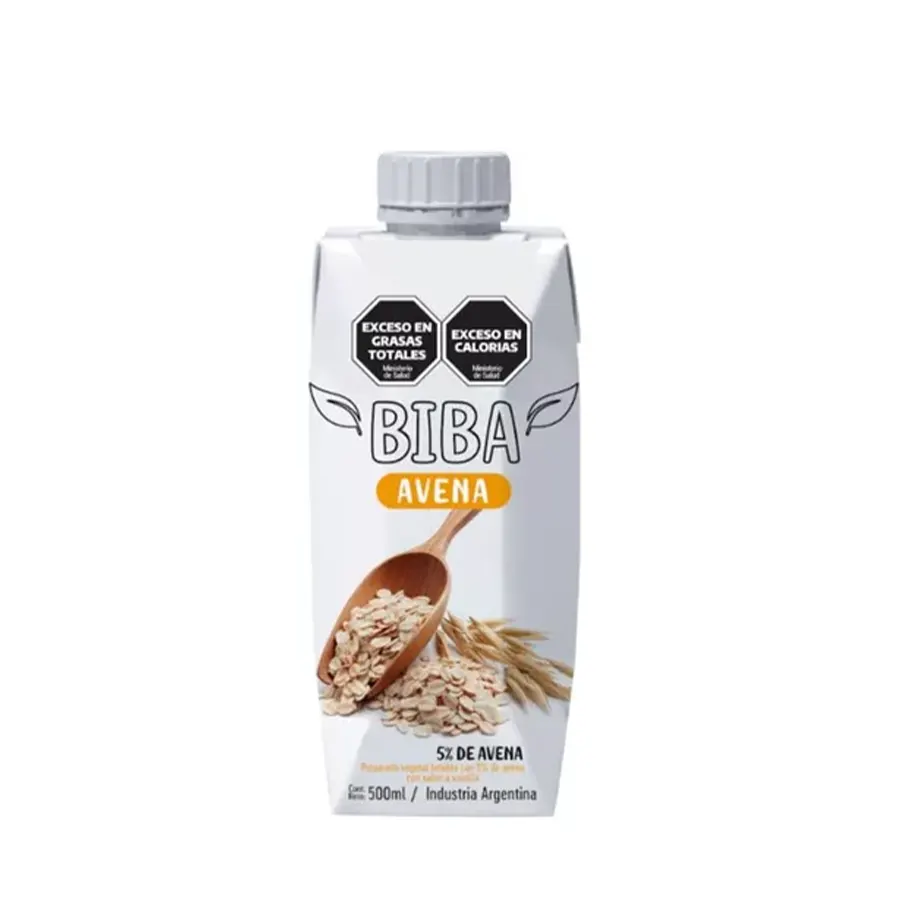 Biba - Bebida de avena sin azúcar (500ml envase tetrapack)