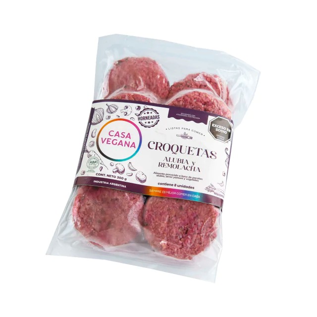 Casa Vegana - Croquetas de Alubias y Remolacha (300gr)