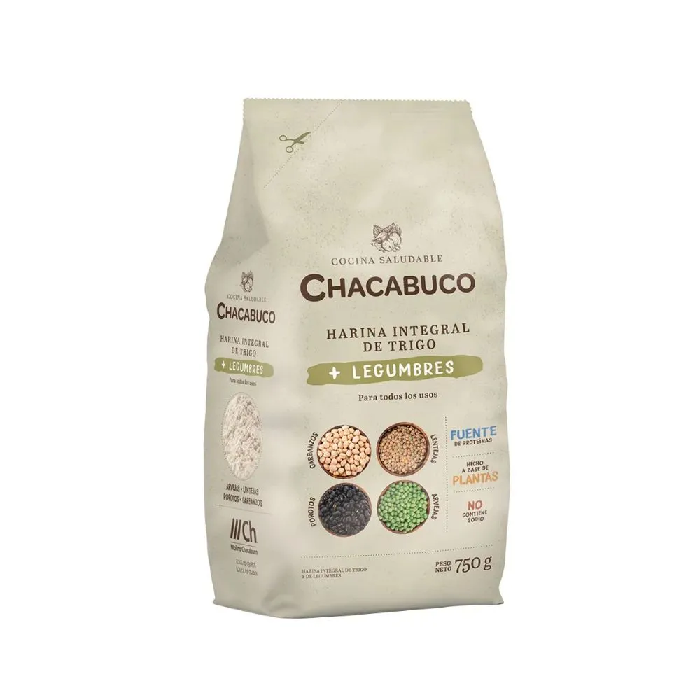 Chacabuco - Harina Integral mas Legumbres (750g)