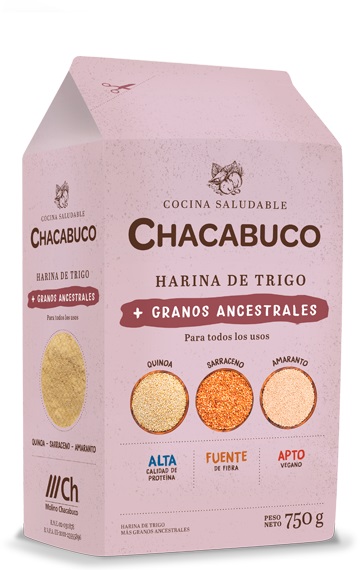 Chacabuco - Harina de Trigo + Granos Ancestrales (750g)