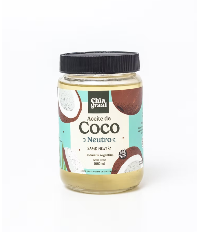Chiagraal - Aceite de coco neutro (660ml)
