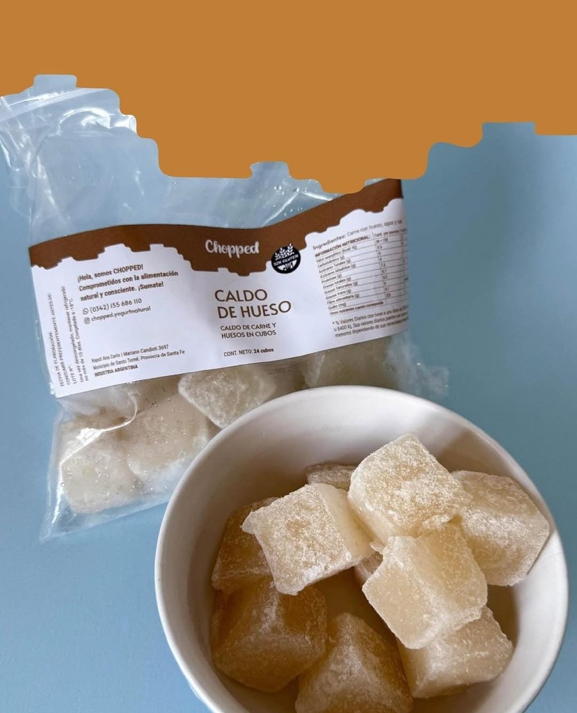 Chopped - Caldo de huesos cubo bolsa x 12 unidades