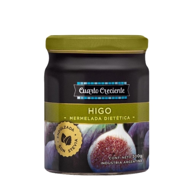 Cuarto creciente - Mermelada con stevia de higo (280g)