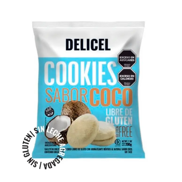 Delicel - Galletitas sabor coco (150gr)