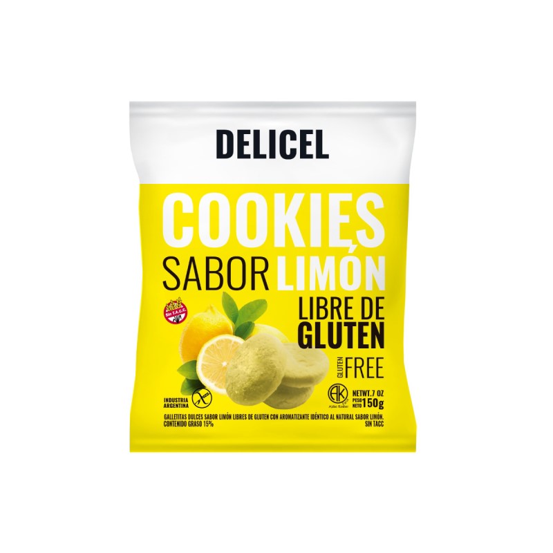 Delicel - Galletitas sabor limón (150gr)