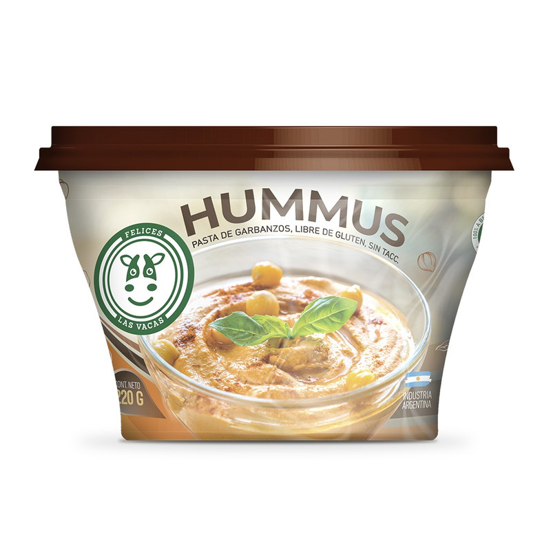 Felices Las Vacas - Hummus de garbanzos (230gr)