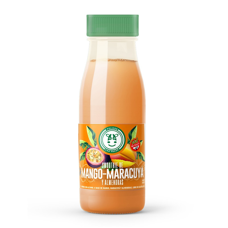 Felices Las Vacas - Smoothie de almendras sabor mango y maracuyá (500ml)