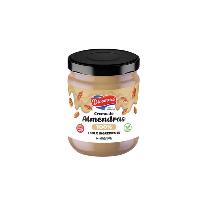 Dicomere - Crema de almendras (170gr)
