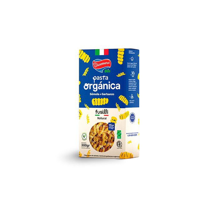 Dicomere - Fideos fusilli Organicos (300gr)