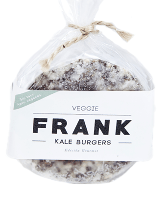 Frank Burger - Gourmet Kale Burger ( Arroz Yamani, Quinoa Roja, Kale, Limon, Lino , Sesamo y Chia)4 unidades. 400gr