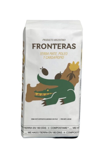 Fronteras - Yerba Mate en Paquete con Poleo y Cardamomo 500 gr