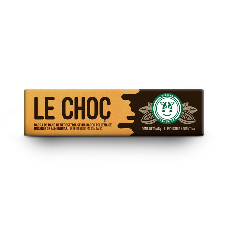 Felices Las Vacas - Barra de chocolate le choc ( 12 unidades de 48 gr)