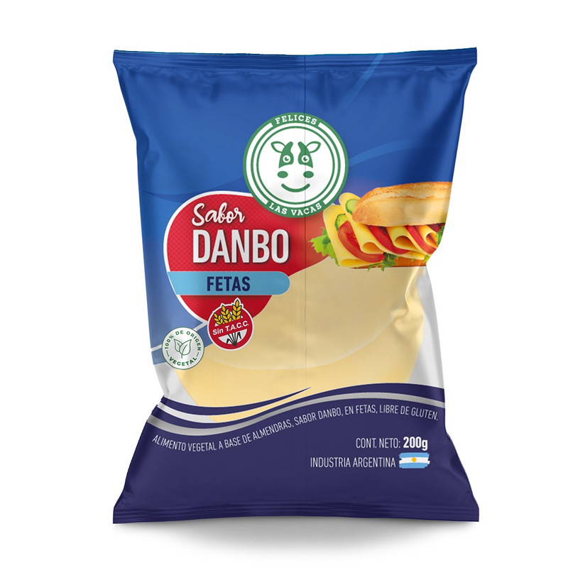 Felices Las Vacas - Queso vegano estilo danbo en fetas (150gr)