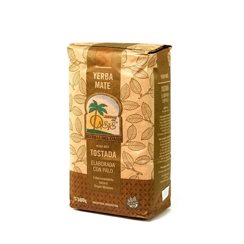 Hierbas Del Oasis - Yerba Mate Tostada 500 gr