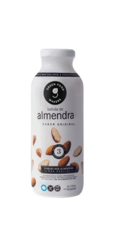 Green Food Makers - Bebida de almendra sabor original (330ml)