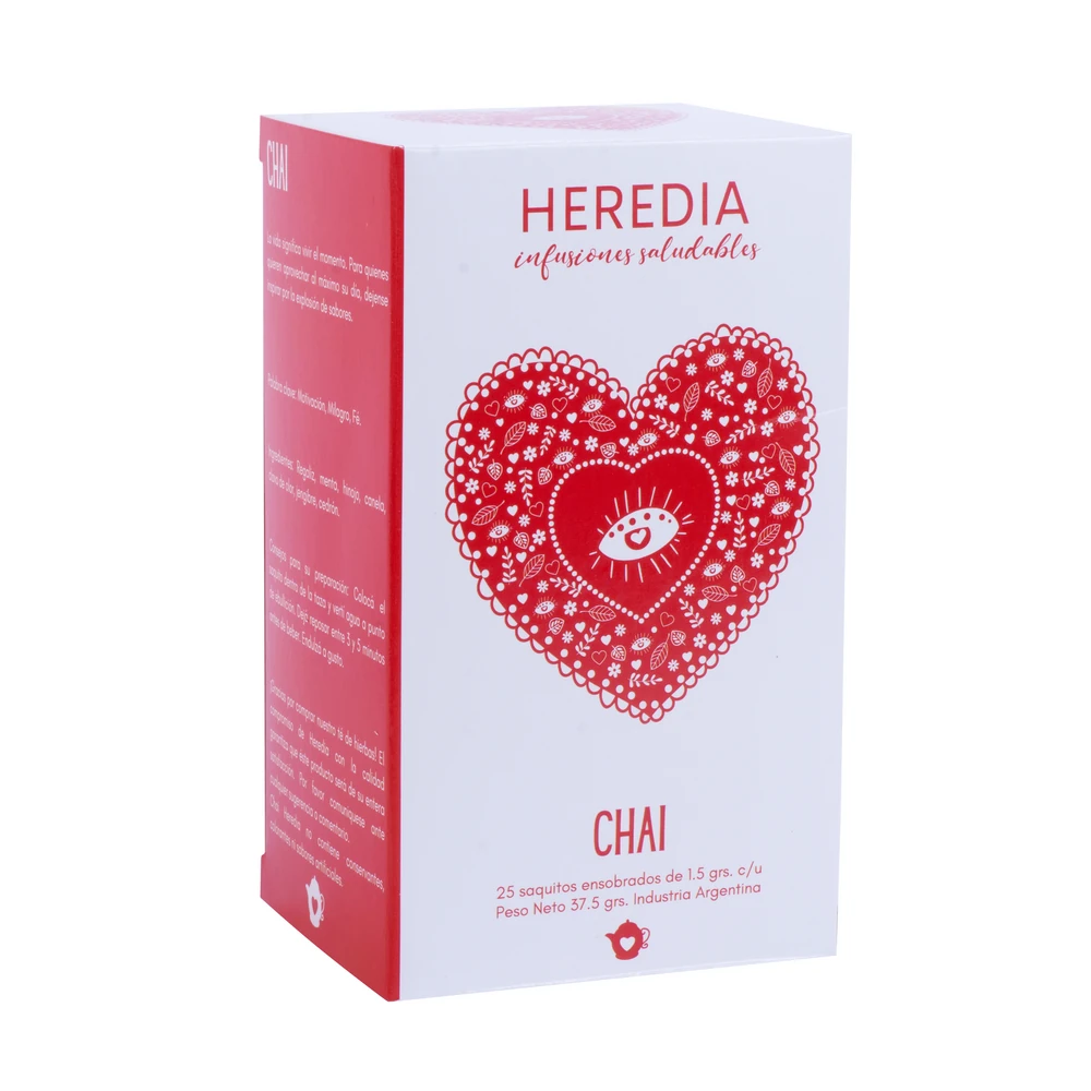 Heredia - Te Passion Chai Bienestar (20 saquitos)