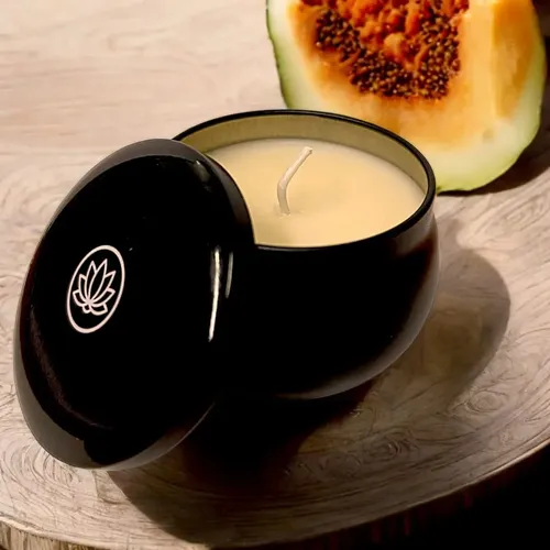 Iluminarte - Vela de soja votiva Papaya tropical