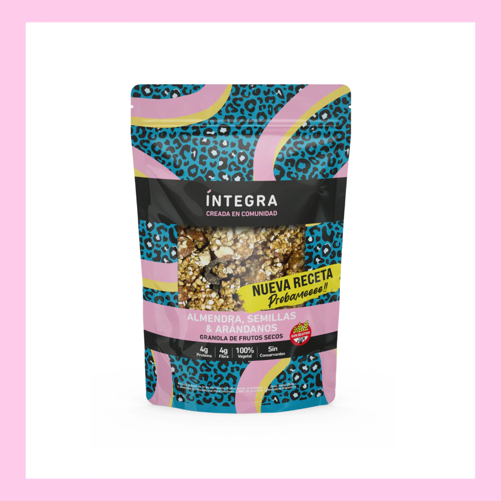 Integra - Granola SIN TACC de Semillas, Almendra y Arándanos (250gr)