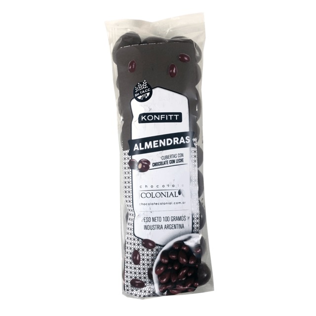 Konfitt - Almendras cubiertas con Chocolate con Leche 100 gr