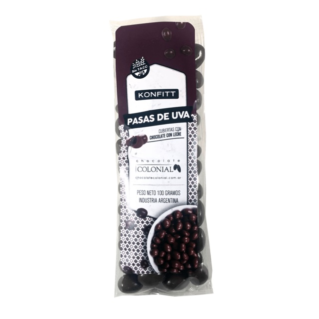 Konfitt - Pasas de Uva con Chocolate 100 gr
