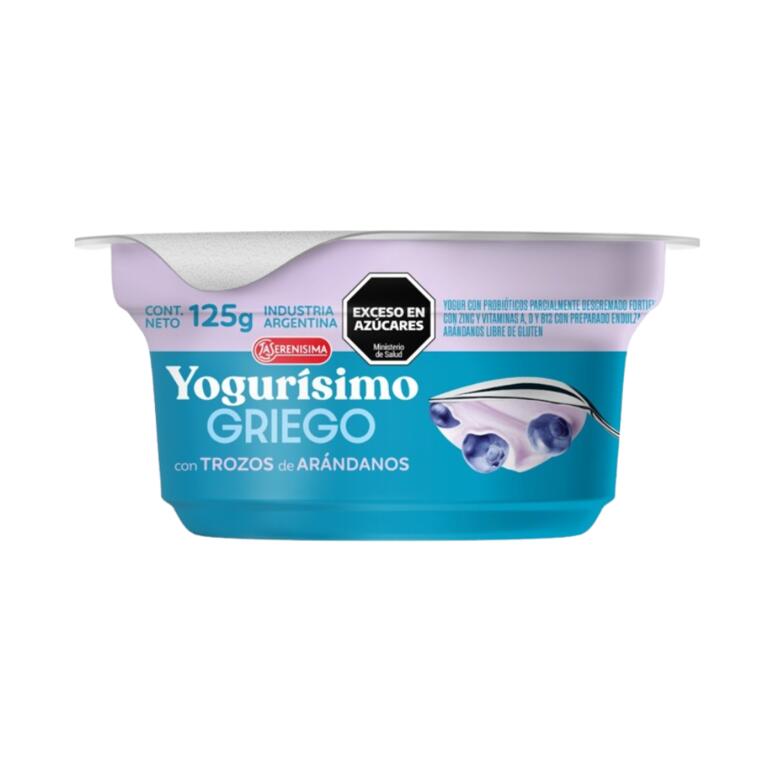 La Serenísima - Yogurísimo estilo griego sabor arándanos (160gr)