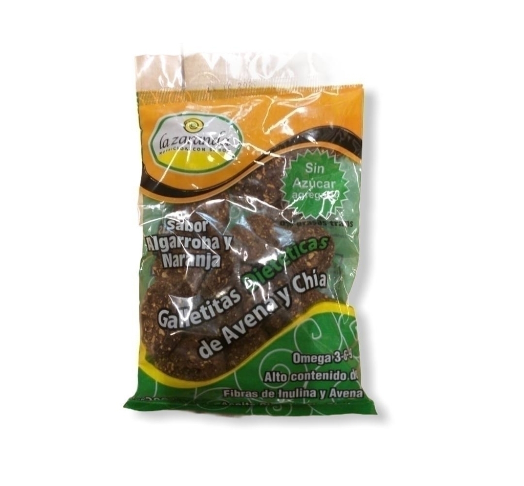 La Zaranda - Galletitas con azúcar de algarroba y naranja (200gr)