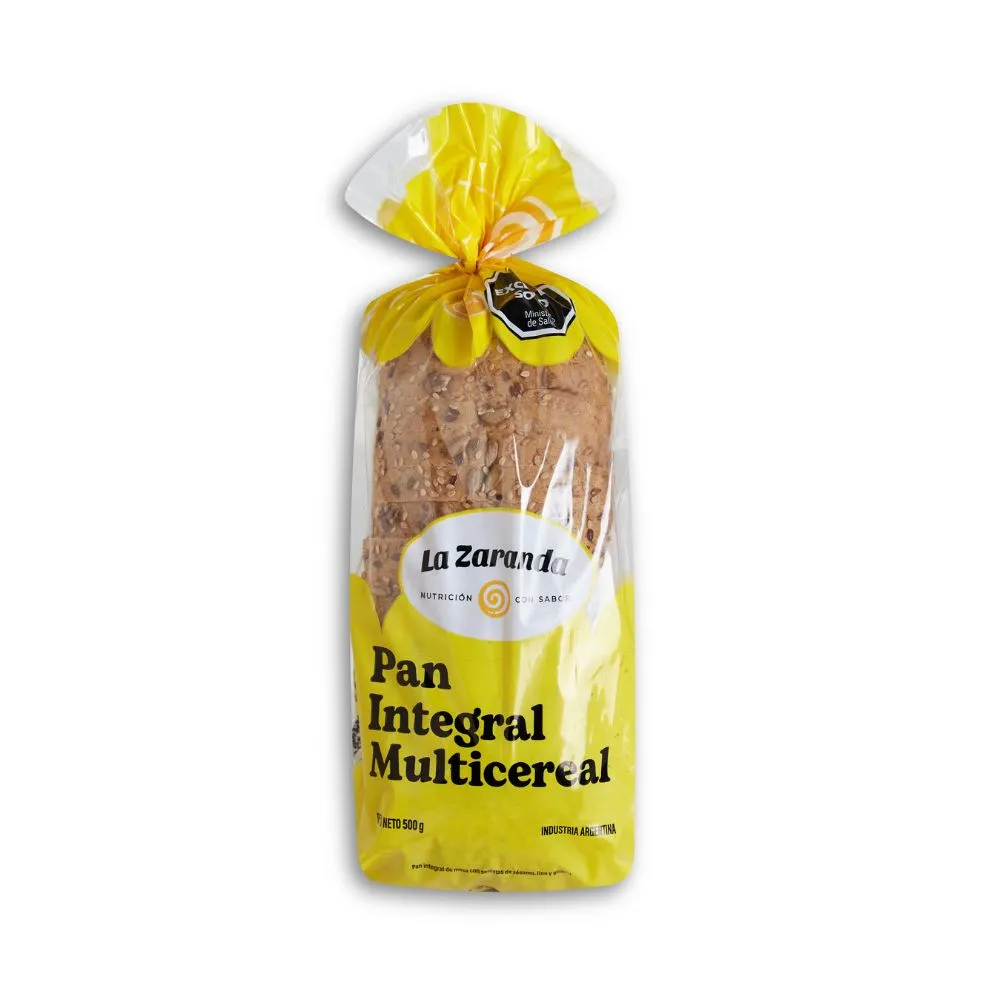 La Zaranda - Pan Multicereal con semillas con sal (500gr)