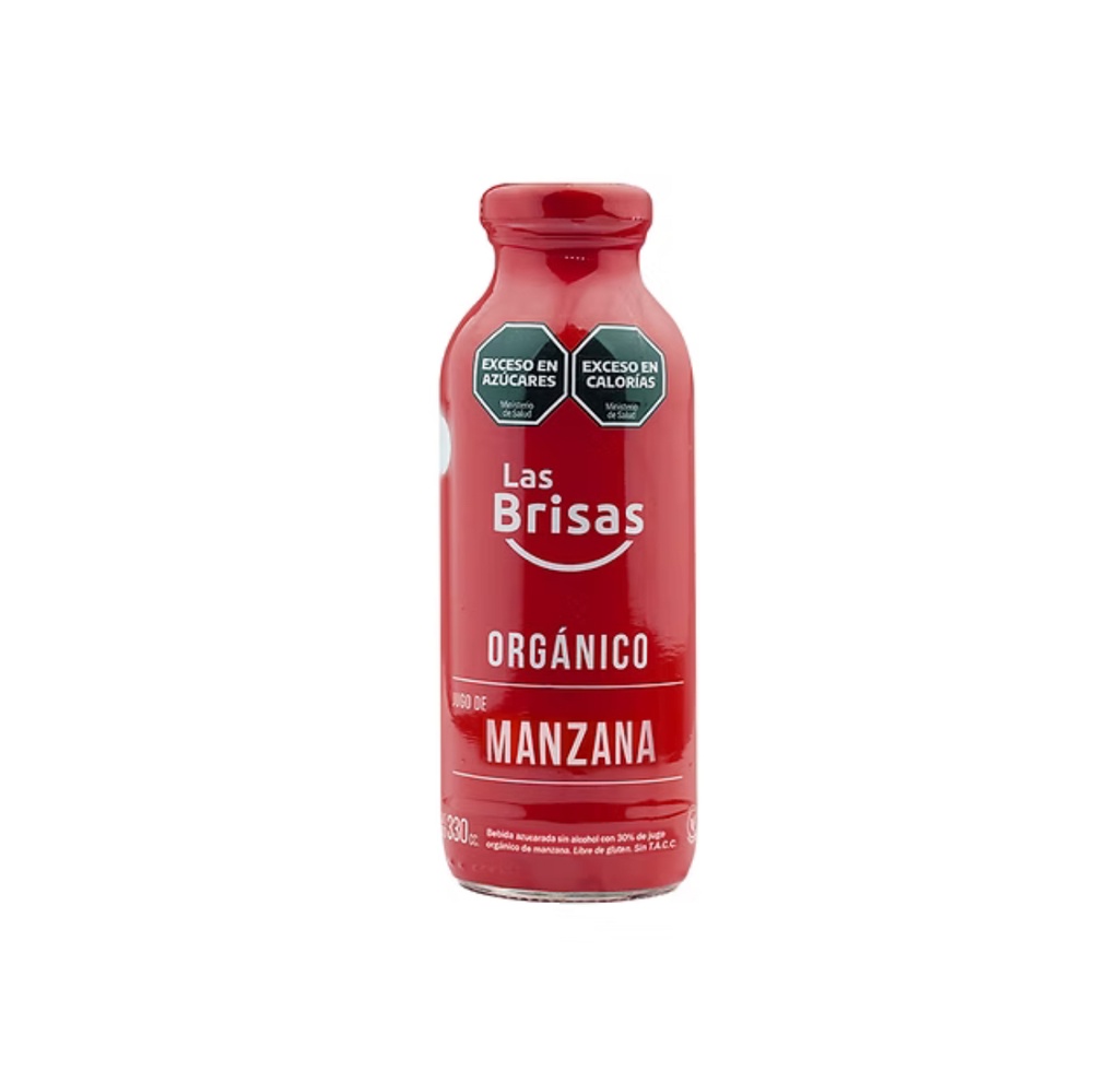 Las Brisas - Jugo Orgánico Manzana 330 ml