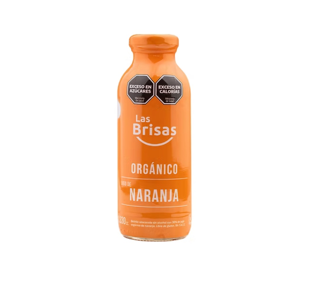 Las Brisas - Jugo Orgánico Naranja 330 ml