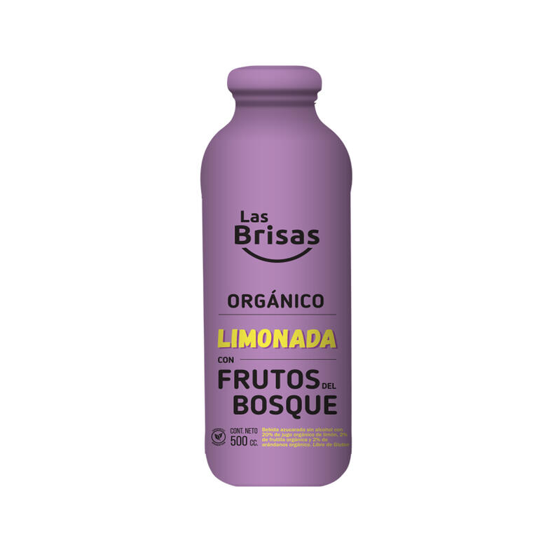 Las Brisas - Limonada con Frutos del Bosque envase de vidrio 500 ml