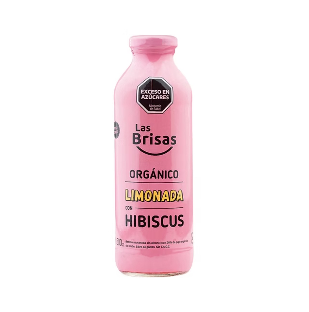 Las Brisas - Limonada con Hibiscus envase de vidrio 500 ml