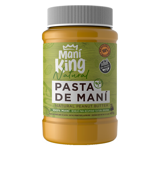Maní King - Pasta de maní natural (485g)
