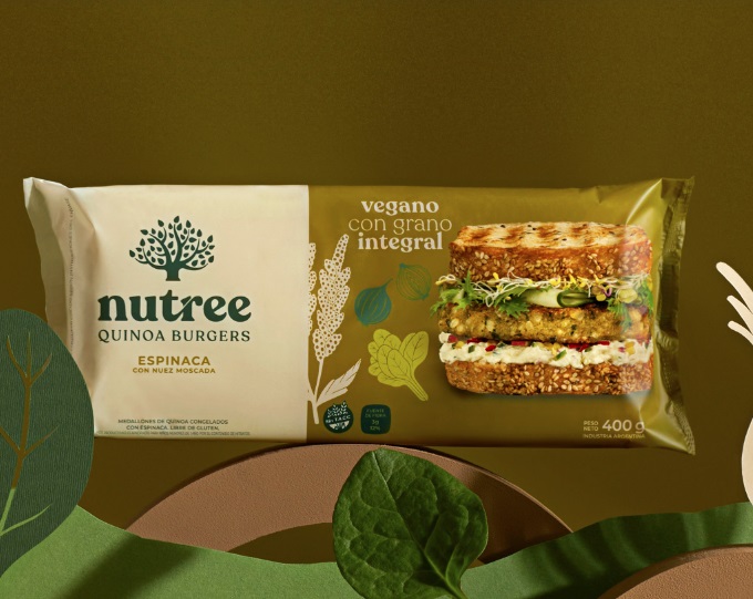 Nutree - Medallones veganos de espinaca y nuez moscada (4 unidades - 400gr)