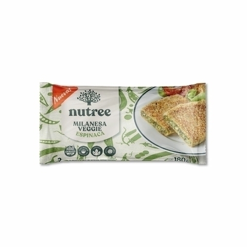 Nutree - Milanesas veggies sabor espinaca (180gr)