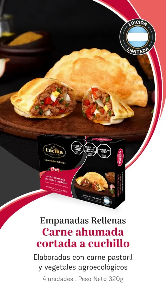 Orali - Empanadas rellenas con humita (4 unidades - 320gr)