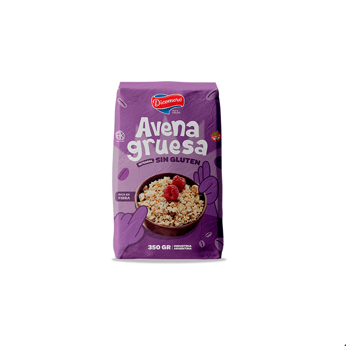 Dicomere - Avena gruesa integral sin gluten (350g)