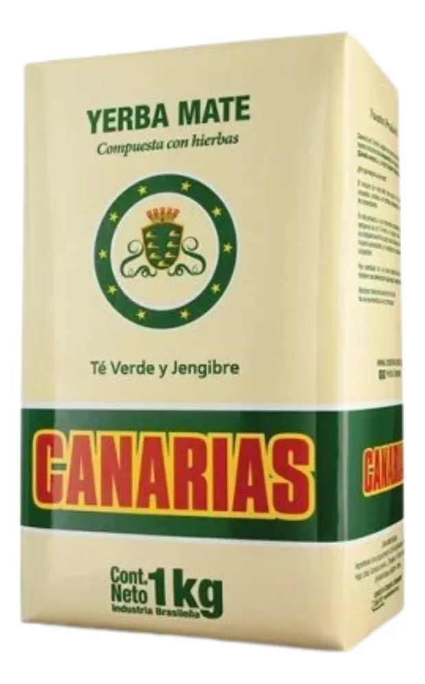 Canarias  - Yerba mate con té verde y Jengibre (500gr)