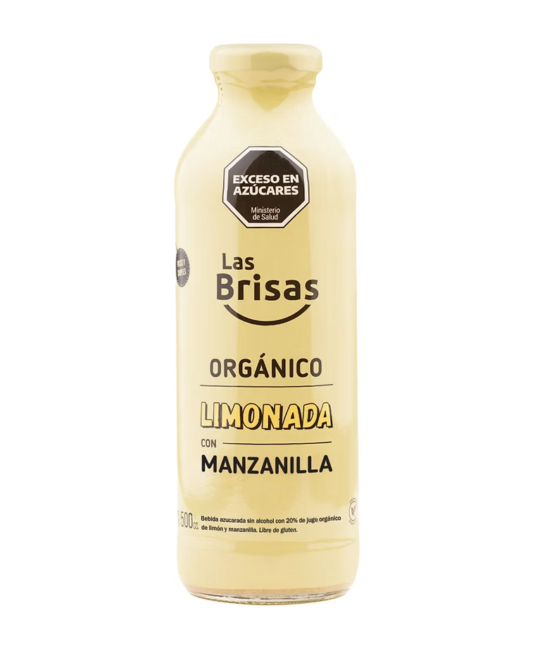 Las Brisas - Limonada con Manzanilla envase de vidrio 500 ml