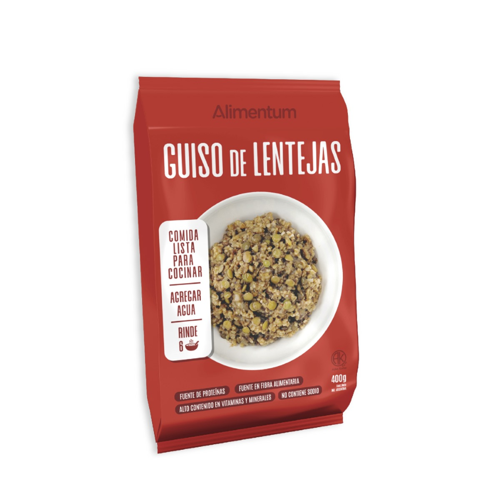 Molé - Guiso de Lentejas alimentum (400gr)