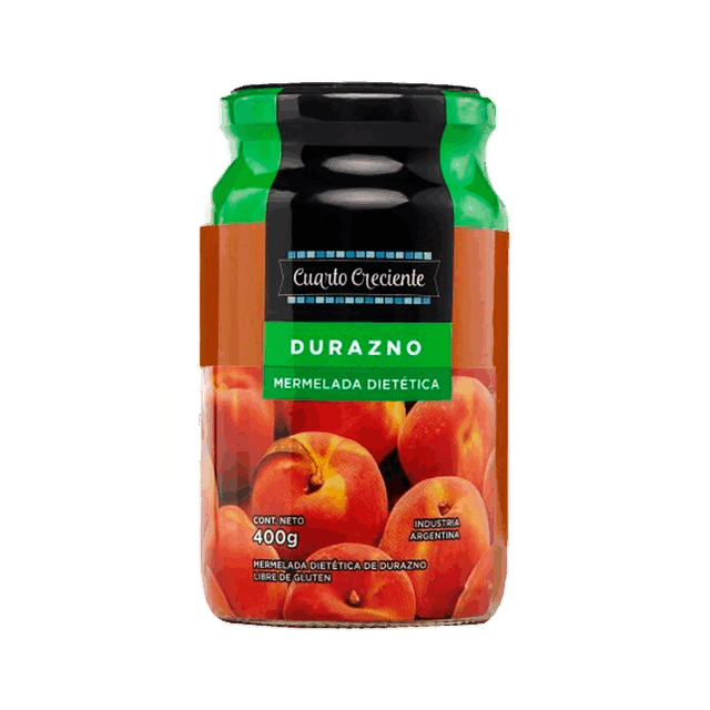 Cuarto creciente - Mermelada Dietetica de Durazno (400gr)